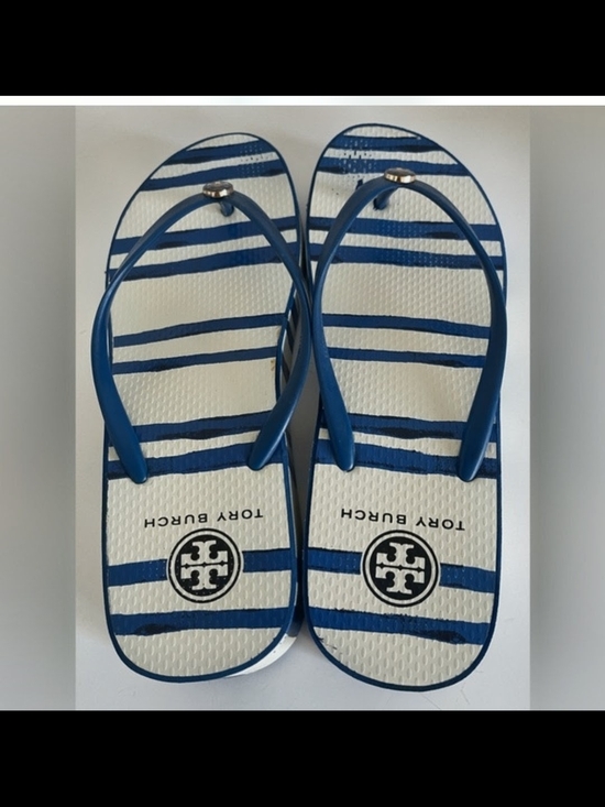 Tory Burch Shoes - Tory Burch Blue & White Stripe Men’s Bag